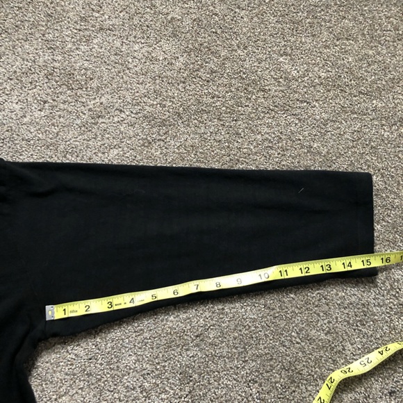 CP Shades Alla Turtleneck Knit Midi Dress in Black Cotton Size Medium - Picture 16 of 16